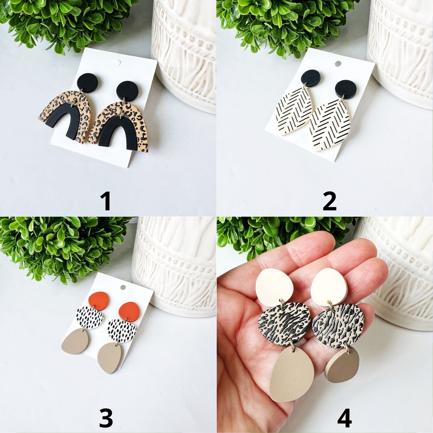Neutral Earring Favorites - Trendy, Lightweight, & Versatile Styles in Neutral Colors