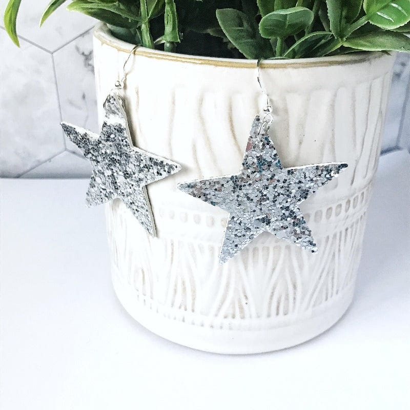 KellyMack.Co Carina - Silver Star Crunchy Glitter