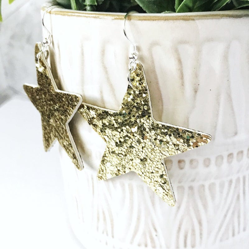 KellyMack.Co Vanessa - Gold Star Crunchy Glitter