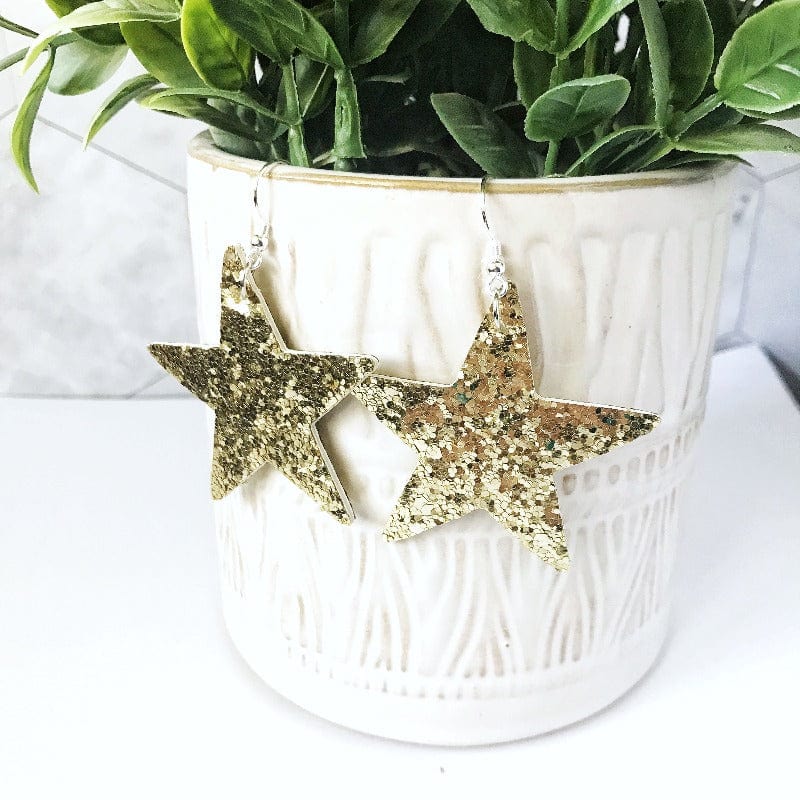 KellyMack.Co Vanessa - Gold Star Crunchy Glitter