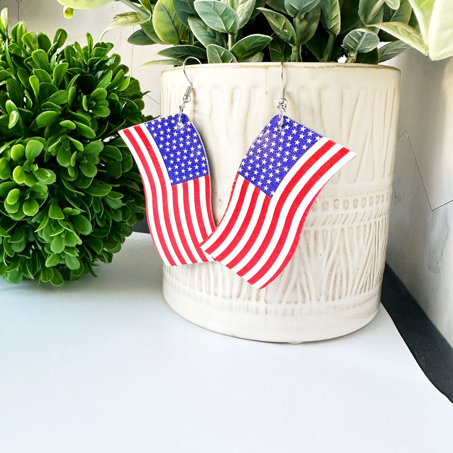 Patriotic 4th of July Earrings