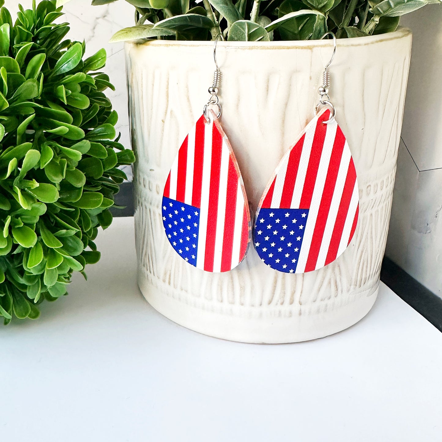 Patriotic 4th of July Earrings