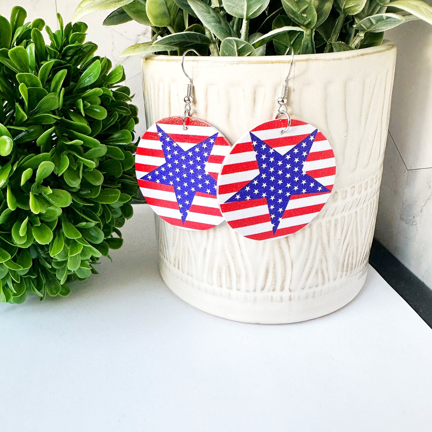 Patriotic 4th of July Earrings