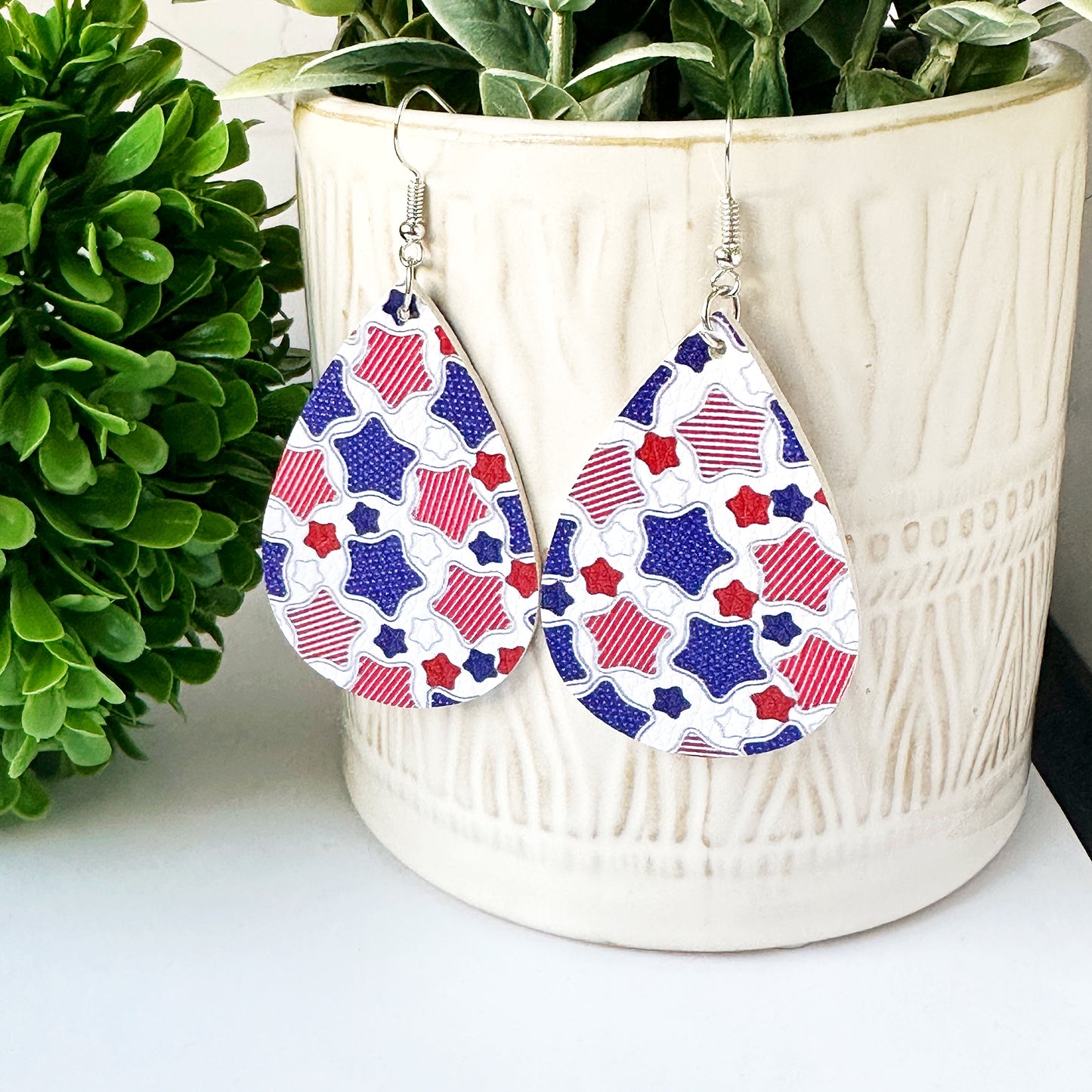 Patriotic 4th of July Earrings