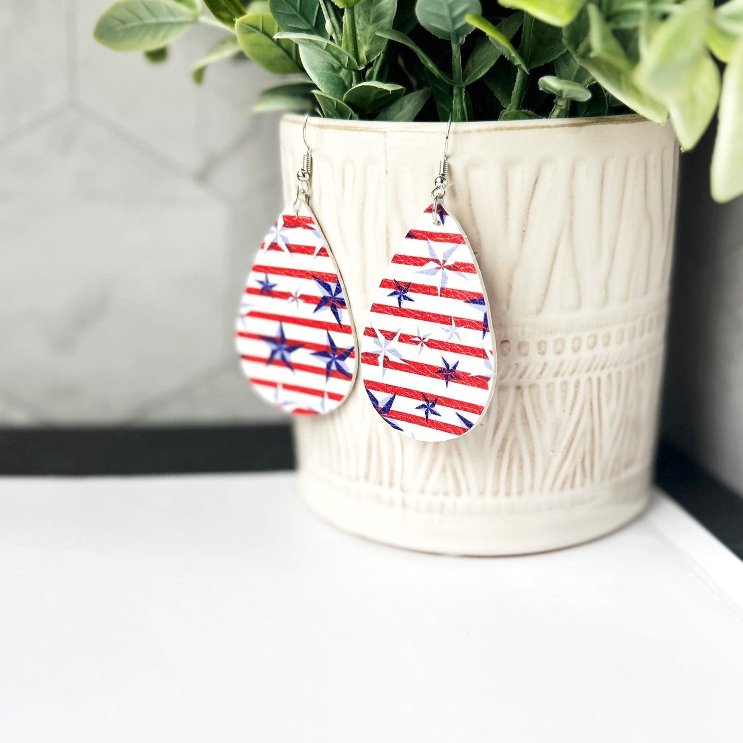 Patriotic 4th of July Earrings