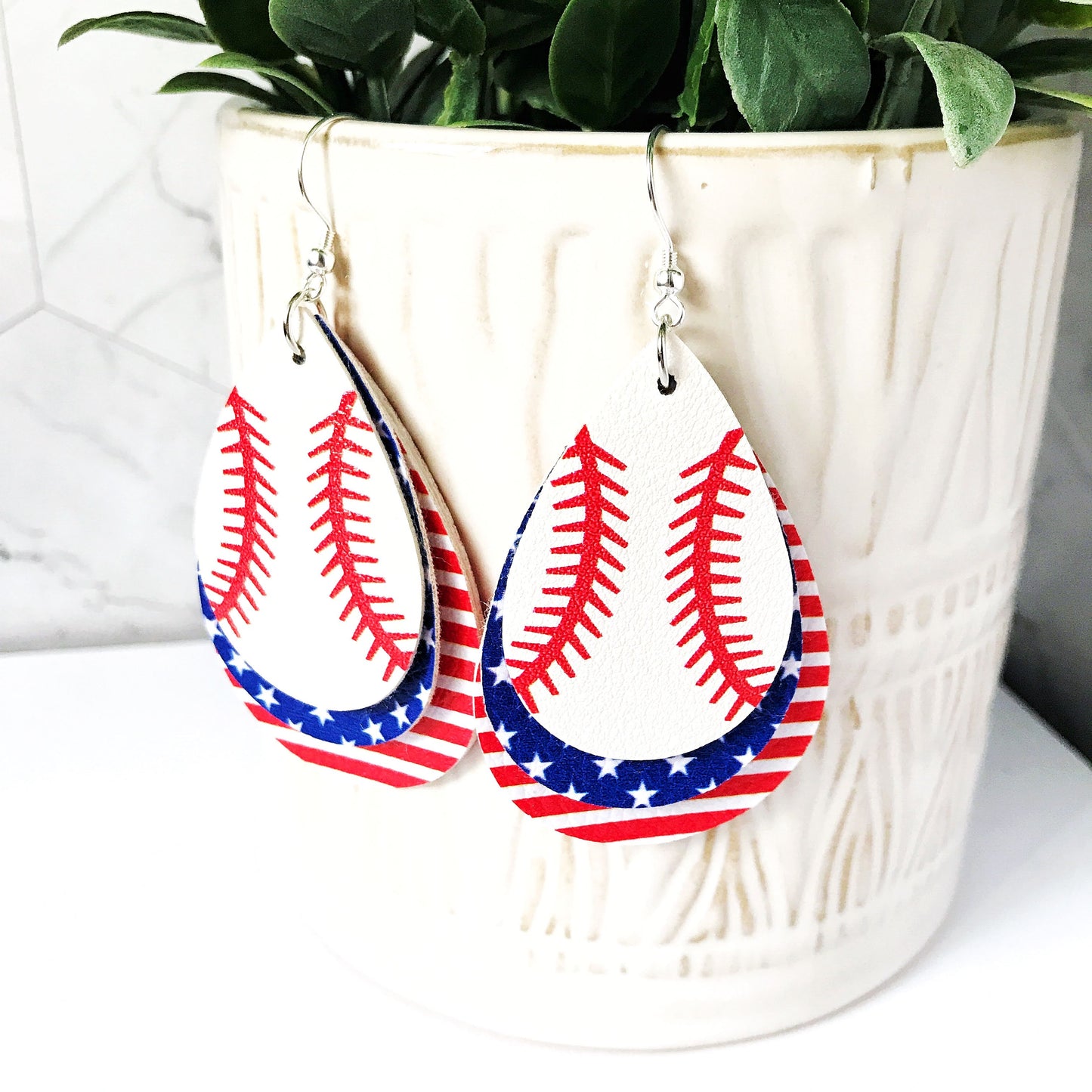 Patriotic 4th of July Earrings