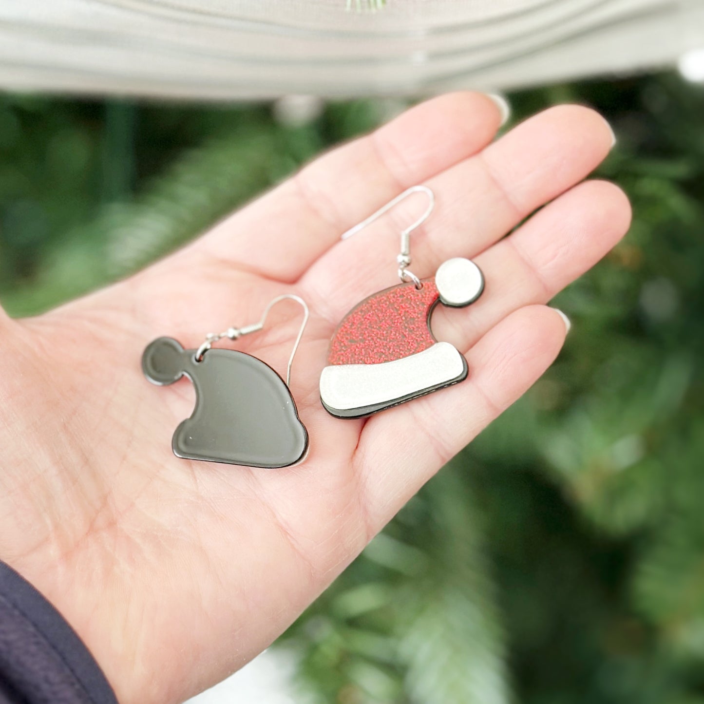 Festive Christmas Earrings -- Santa, Snowman, Christmas Tree