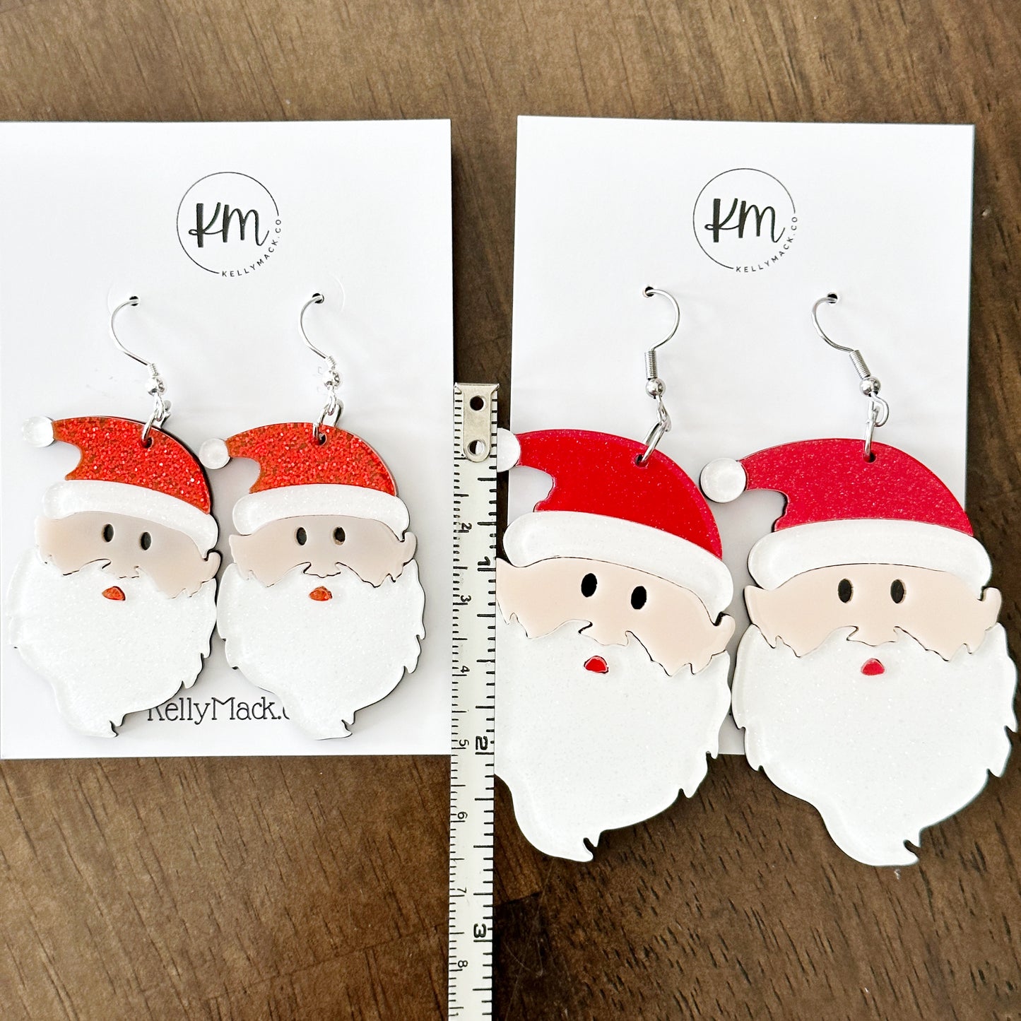 Festive Christmas Earrings -- Santa, Snowman, Christmas Tree