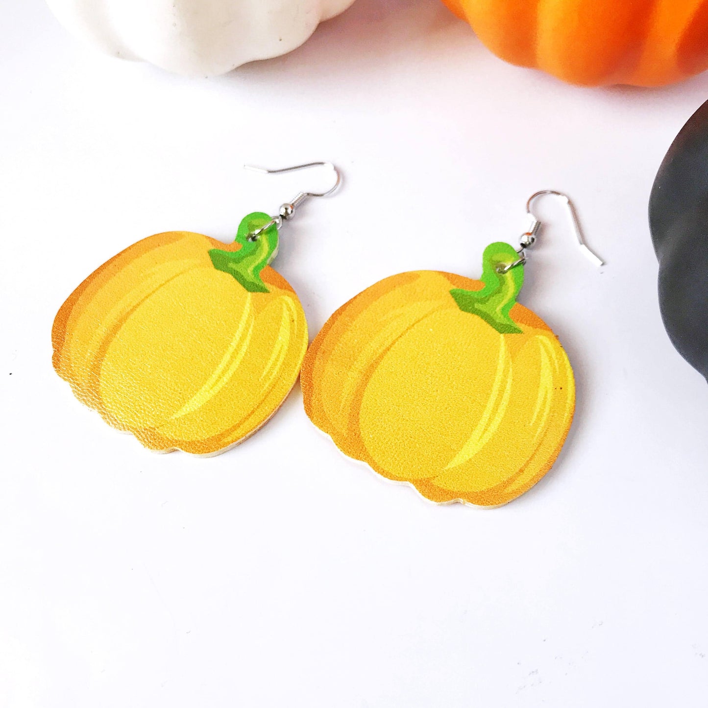 KellyMack.Co Agnes- Pumpkin Earrings