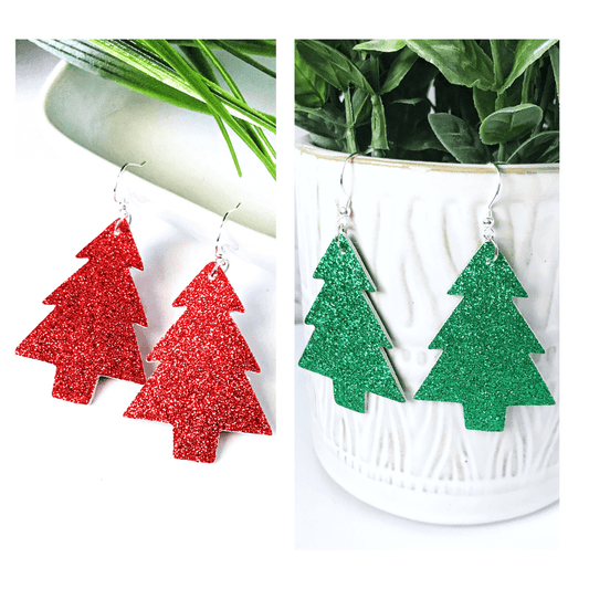 KellyMack.Co Bundle Fir - Green Glitter Christmas Tree