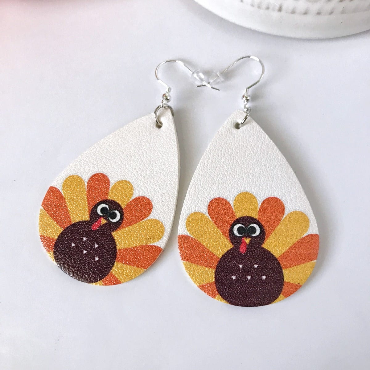 KellyMack.Co Felicia- Turkey Faux Leather Earrings