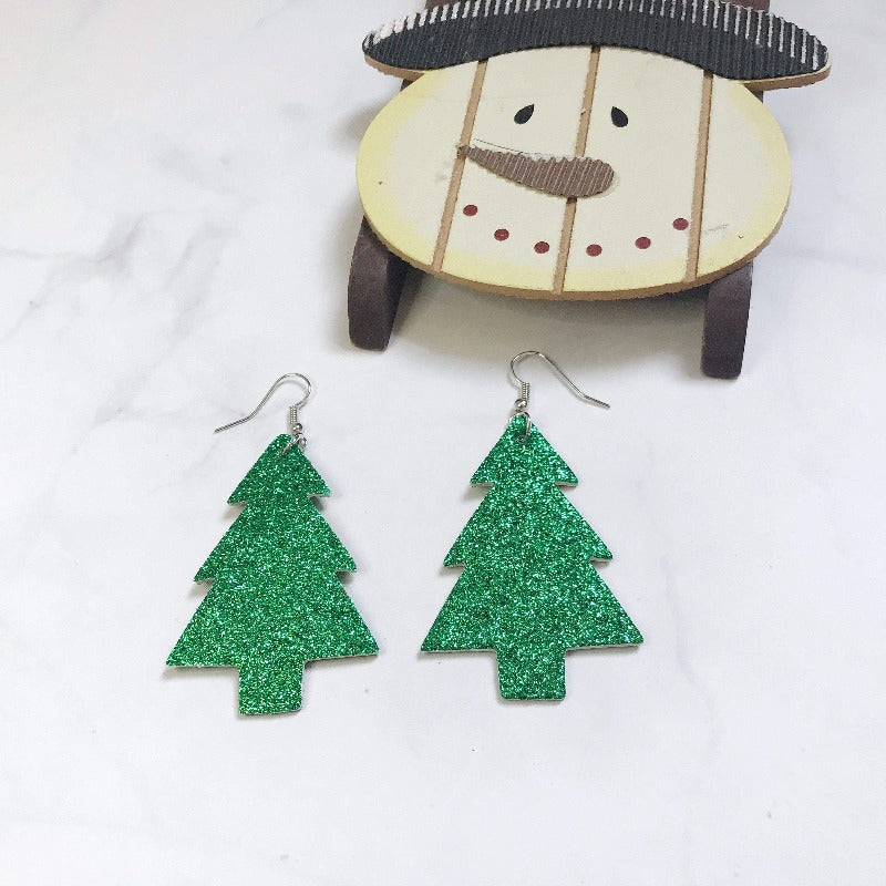 KellyMack.Co Fir - Green Glitter Christmas Tree