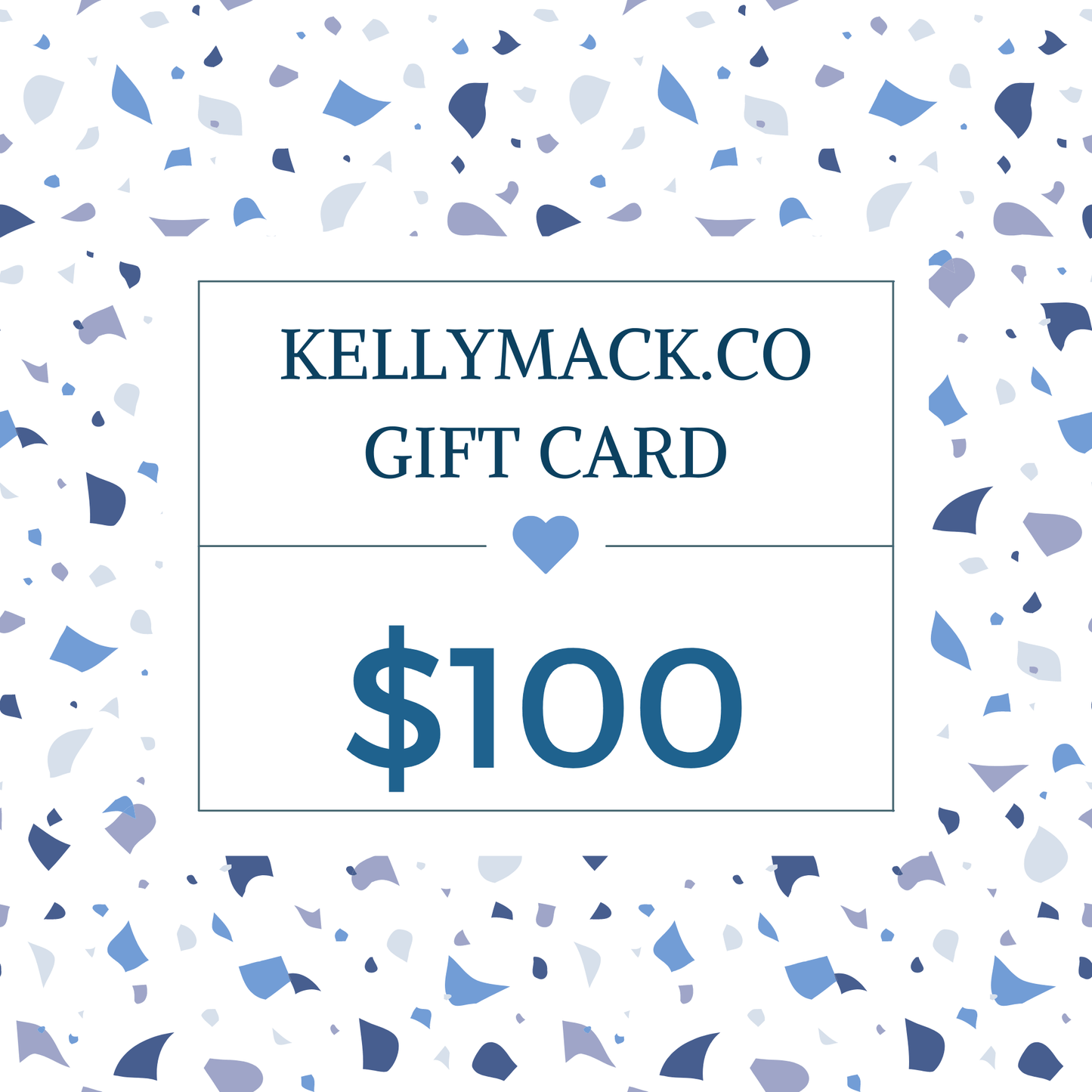 KellyMack.Co gift card $100.00 KellyMack.Co Gift Card