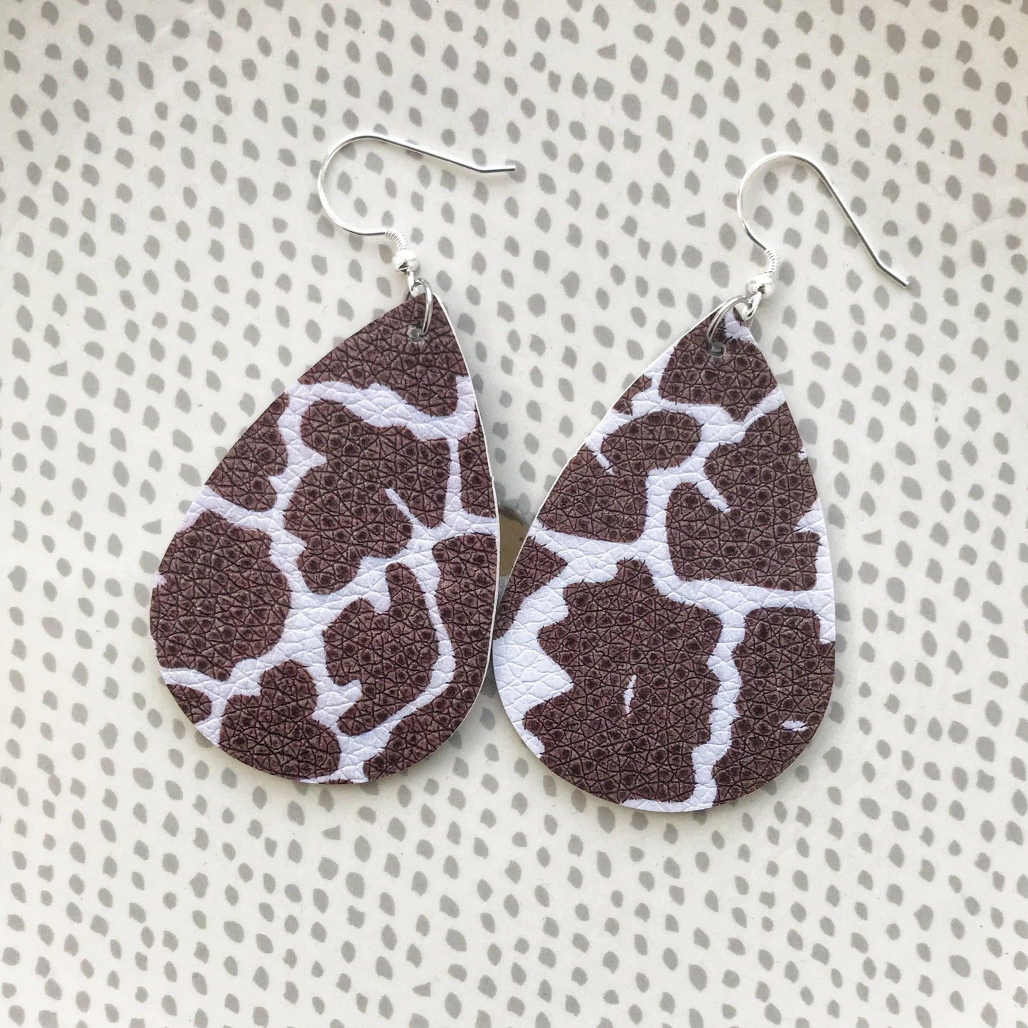 KellyMack.Co Savanna - Giraffe Print Earrings