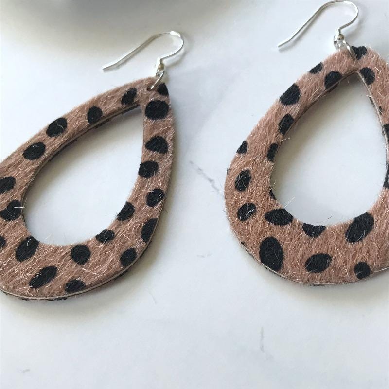 Tobacco Teardrop Leather Earrings – Eleven10Leather and Designs