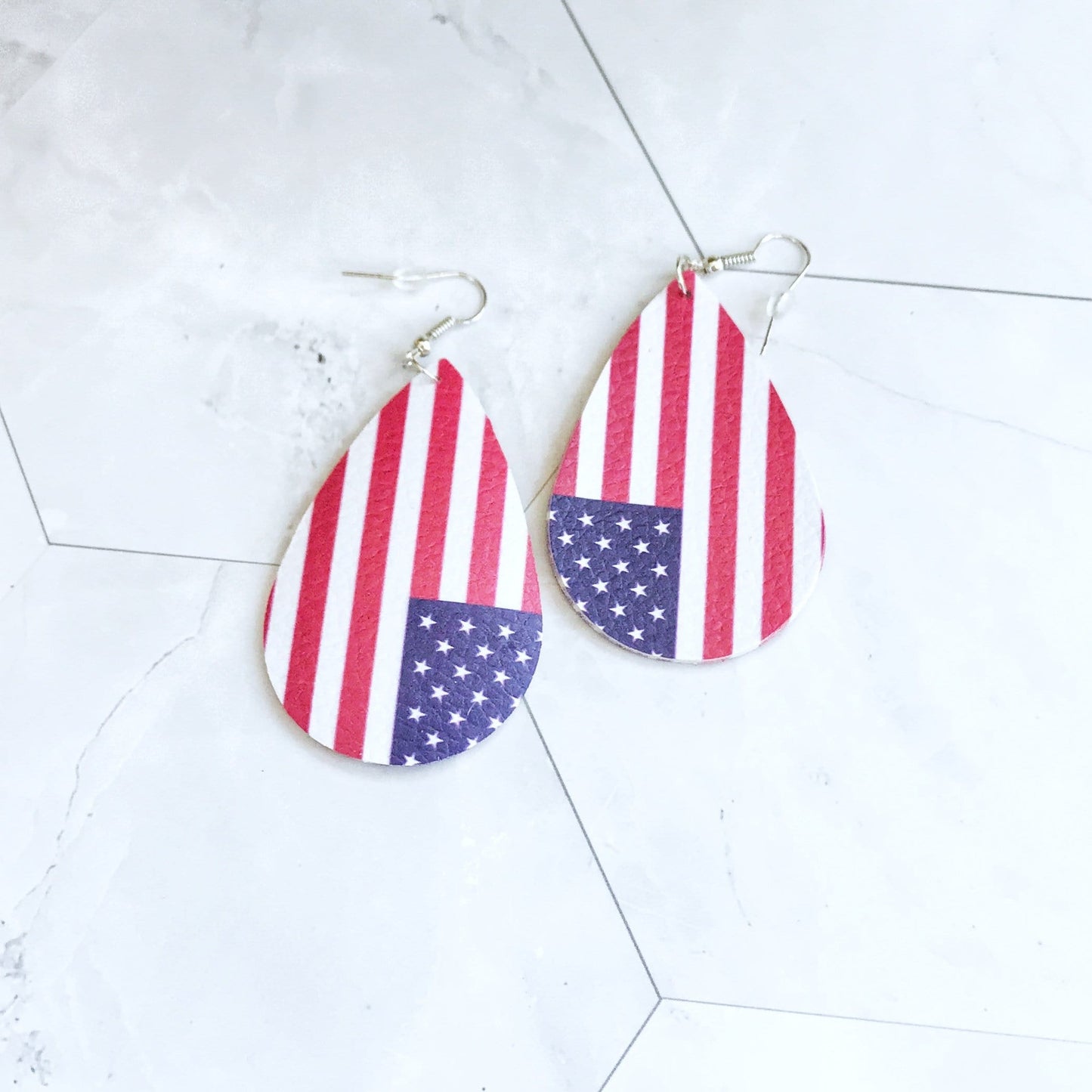 KellyMack.Co Style Accessories Liberty - Flag drop earring
