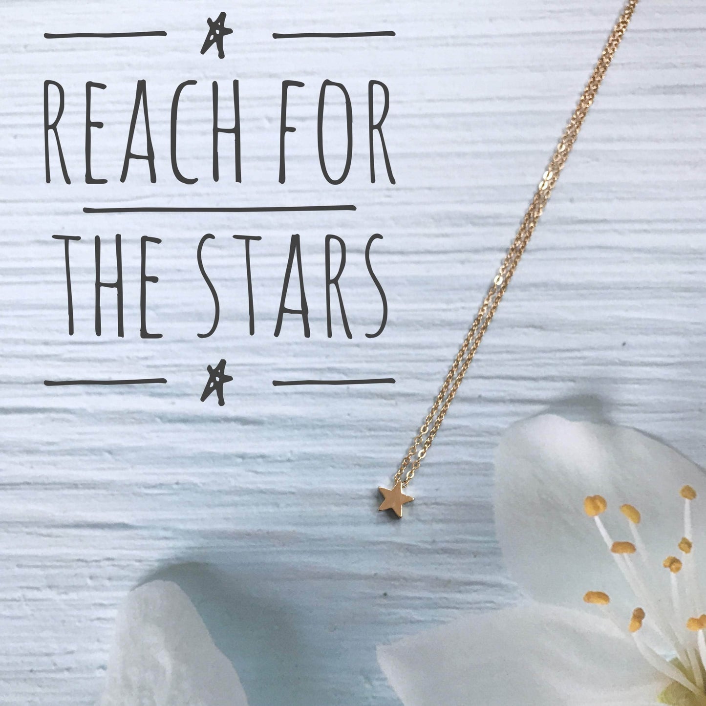 KellyMack.Co Style Accessories Reach for the Stars - Gold Simple Pendant Necklaces