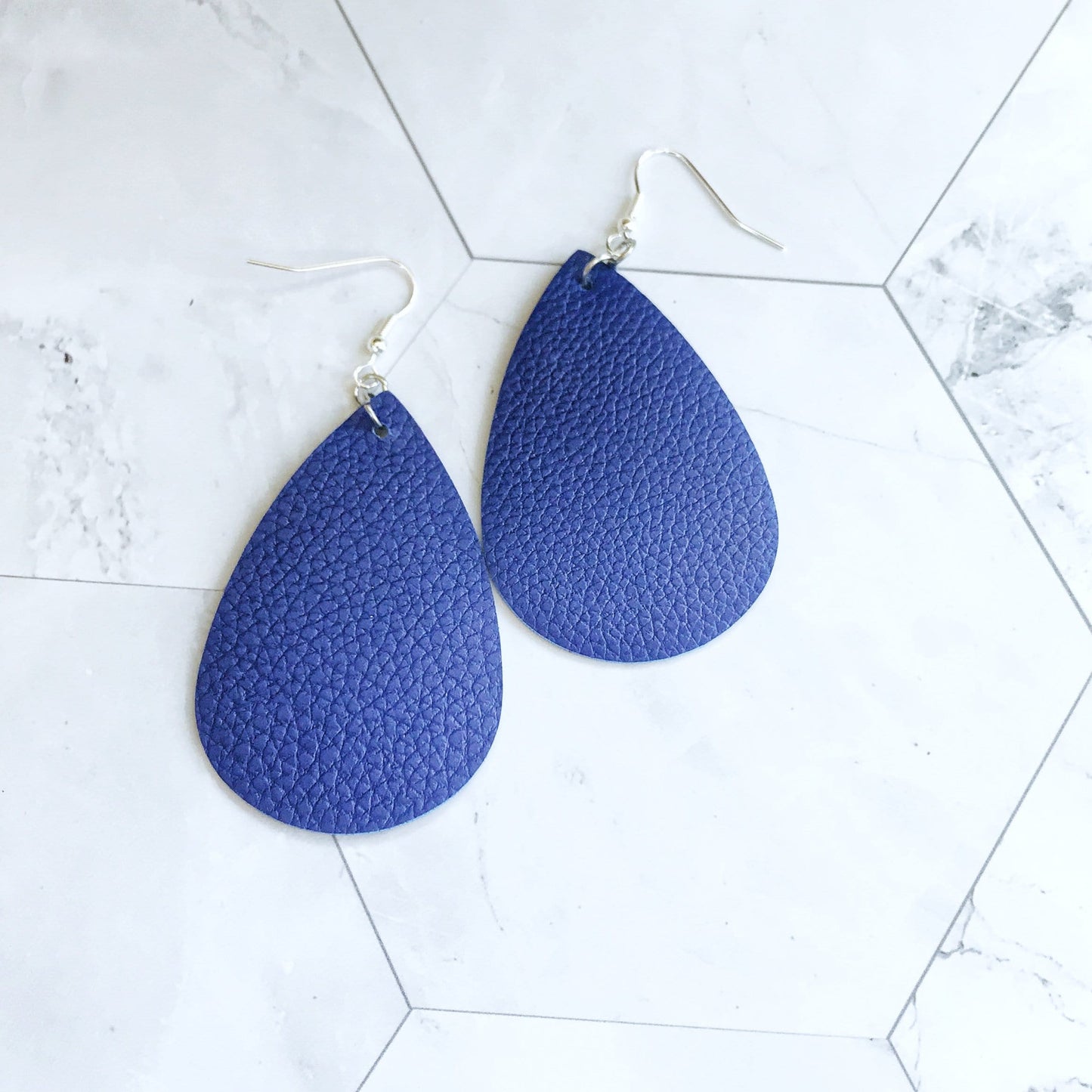 KellyMack.Co Style Accessories Samantha - Blue drop earrings